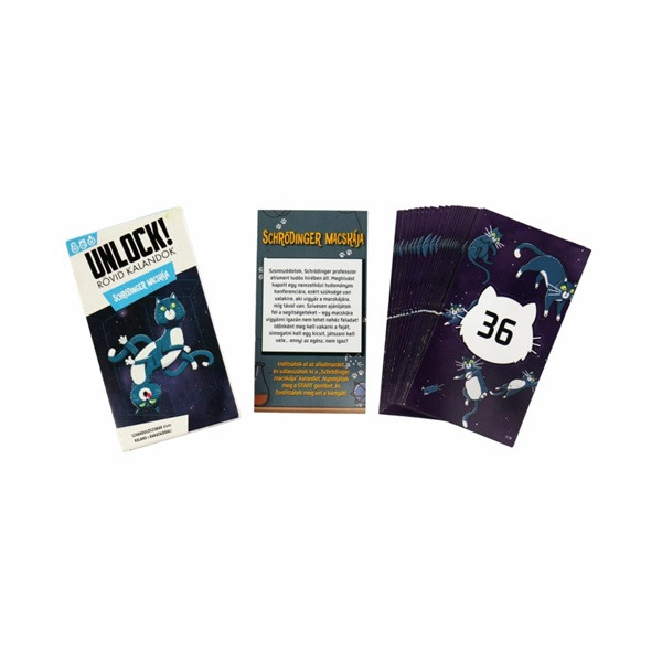 Unlock!: Rövid kalandok - Schrödinger macskája társasjáték