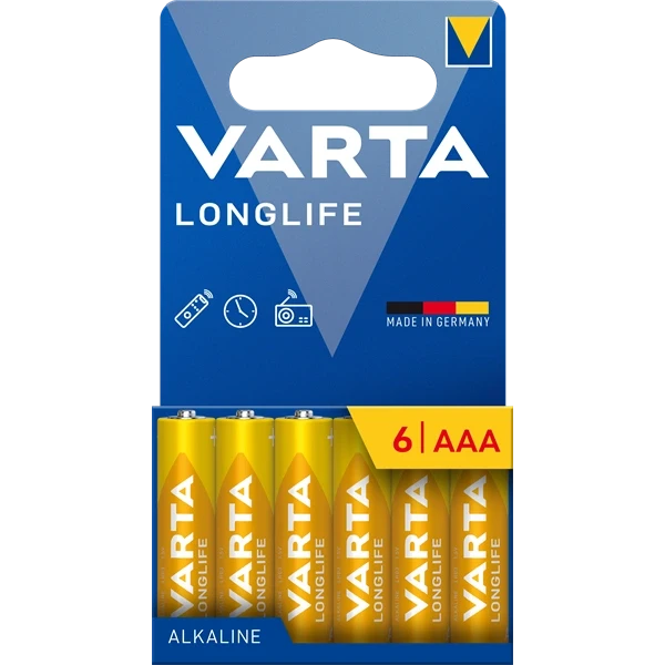VARTA 4103101746 Longlife AAA elem 6db/bliszter