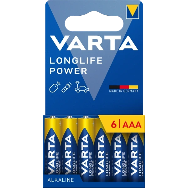 VARTA 4903121746 Longlife Power AAA elem 6db/bliszter