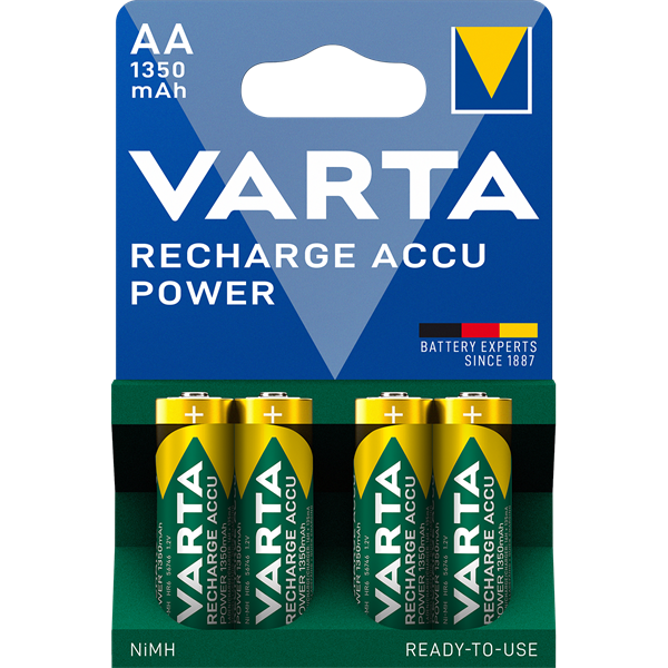 Varta 56746101404 Power AA 1350mAh ceruza akkumulátor 4db/bliszter