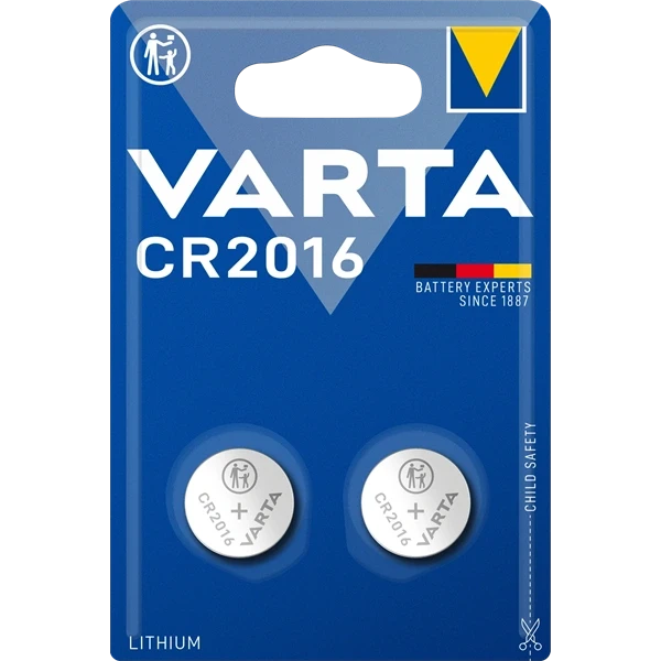 Varta 6016101402 CR2016 lítium gombelem 2db/bliszter