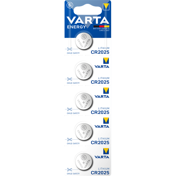 Varta 6025229405 Energy CR2025 lítium gombelem 5db/bliszter