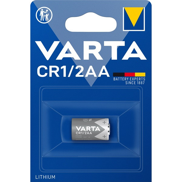Varta 6127101401 CR 1/2 AA lithium fotó elem 1db/bliszter Varta 6127101401 CR 1/2 AA lithium fotó elem 1db/bliszter