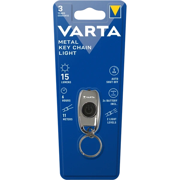 Varta METAL KEY CHAIN LIGHT elemlámpa