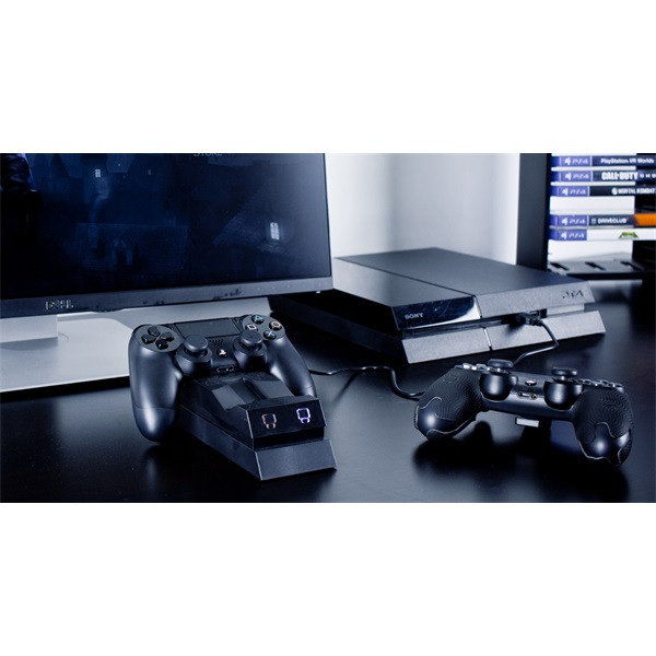 Venom VS2732 PS4 fekete dupla töltőállomás