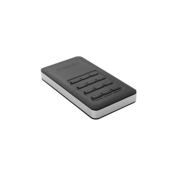 Verbatim 53402 256GB USB-C 3.1 Gen1 Keyboard Access fekete külső SSD