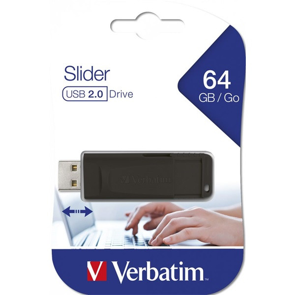 Verbatim 98698 PIN STRIPE 64GB USB 2.0 fekete Flash Drive