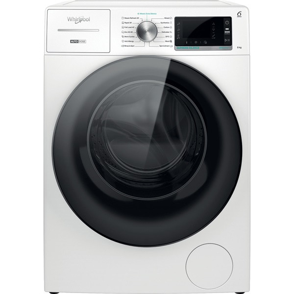 Whirlpool W7X W845WB EE 8 kg elöltöltős mosógép Whirlpool W7X W845WB EE 8 kg elöltöltős mosógép