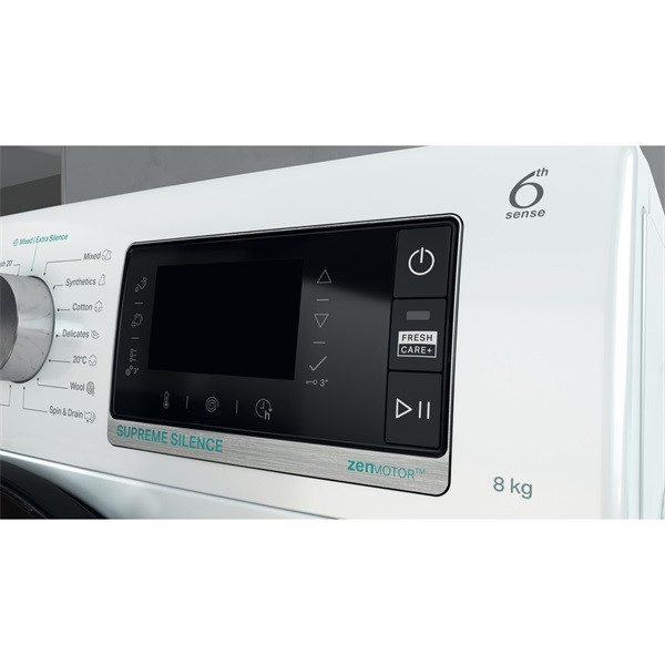 Whirlpool W7X W845WB EE 8 kg elöltöltős mosógép Whirlpool W7X W845WB EE 8 kg elöltöltős mosógép