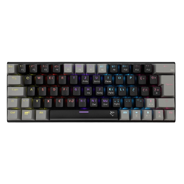 White Shark GK-002113V2-B-G/R-HU Wakizashi HUN fekete-szürke (red switch) gamer billentyűzet