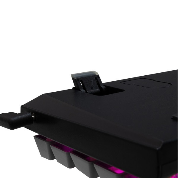 White Shark GK-002113V2-B-G/R-HU Wakizashi HUN fekete-szürke (red switch) gamer billentyűzet