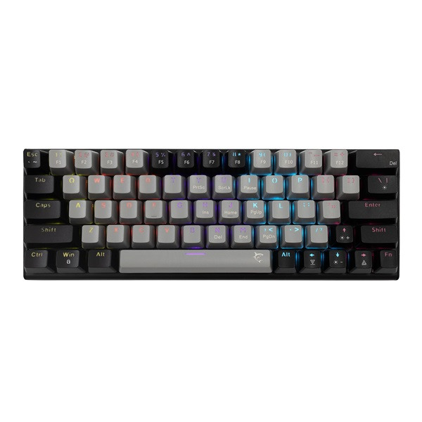 White Shark GK-002713V2-G-B/R-HU Wakizashi HUN szürke-fekete (red switch) gamer billentyűzet