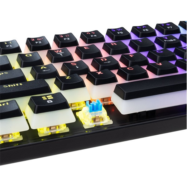 White Shark GK-2202-2B/BL-US Ashiko US fekete (blue switch) gamer billentyűzet