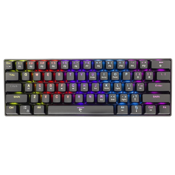 White Shark SHINOBI GK-2022B/BL-HU fekete mechanikus (blue switch) gamer billentyűzet White Shark SHINOBI GK-2022B/BL-HU fekete mechanikus (blue switch) gamer billentyűzet
