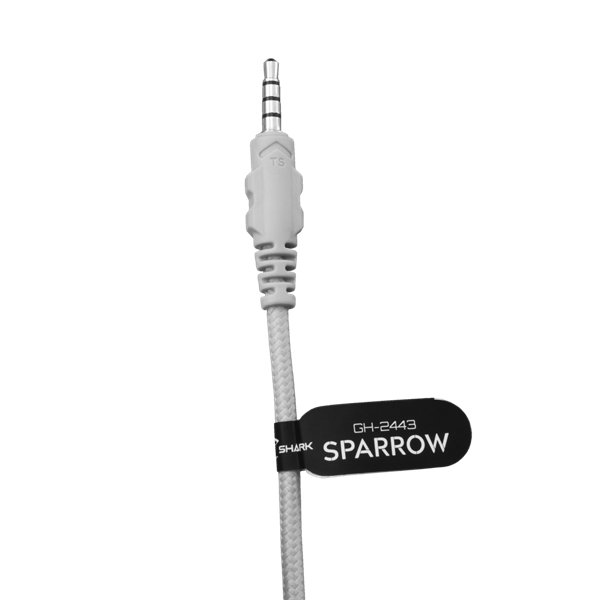 White Shark WS GH-2443W SPARROW-W fehér gamer headset White Shark WS GH-2443W SPARROW-W fehér gamer headset