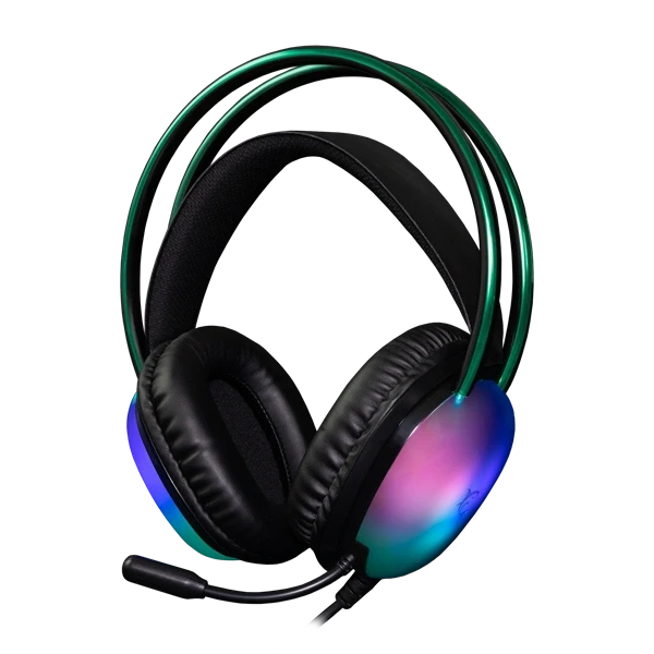 White Shark WS GH-2444B-2 PEACOCK-B-2 fekete gamer headset