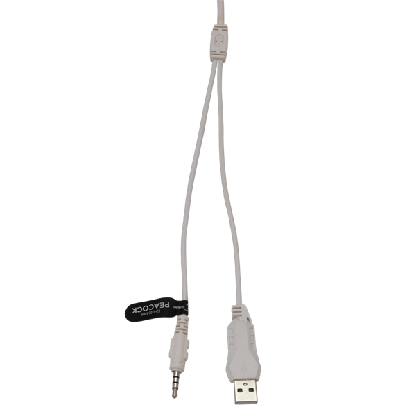 White Shark WS GH-2444W PEACOCK-W fehér gamer headset