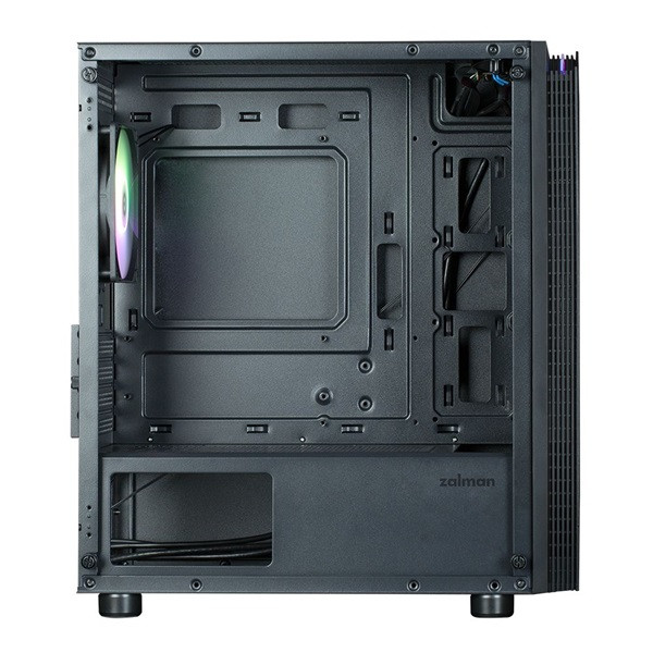 Zalman T4 PLUS Black fekete (táp nélküli) ablakos mATX ház