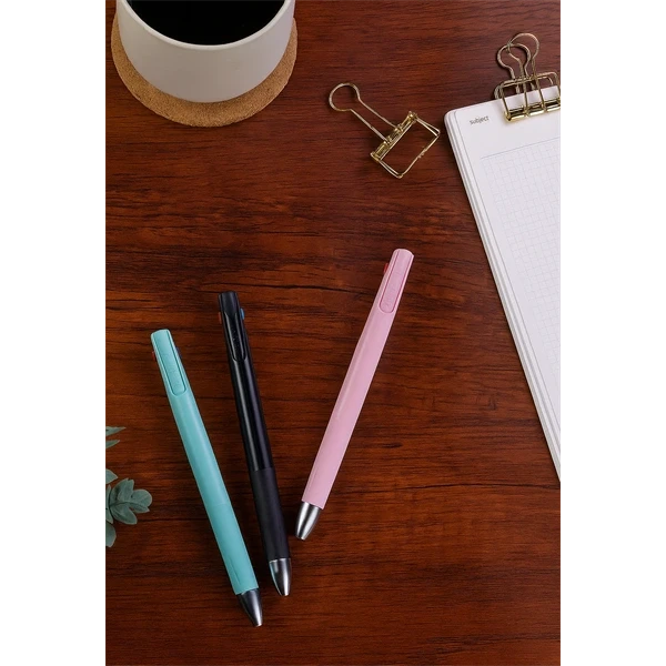 Zebra Blen 3C 0,7 kékeszöld testű 3 színű golyóstoll Zebra Blen 3C 0,7 kékeszöld testű 3 színű golyóstoll