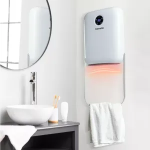 Bewello Fali hősugárzó törölközőtartóval BW2104