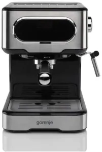 Gorenje ESCM15DBK inox-fekete espresso kávéfőző