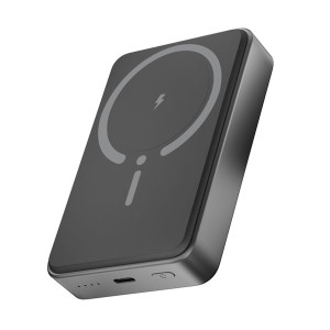 AVAX PB300 FREELY 15W Mágneses Vezeték nélküli Powerbank 10.000mAh + 20W USB-C (PD3.0), fekete