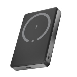 AVAX PB600 FREELY+ 15W Mágneses SLIM Vezeték nélküli Powerbank 10.000mAh + 20W USB-C (PD3.0), szürke