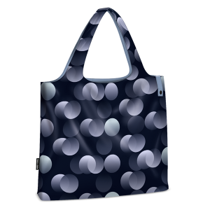 Ars Una Bubbles Dark 5342 22 L bevásárlótáska