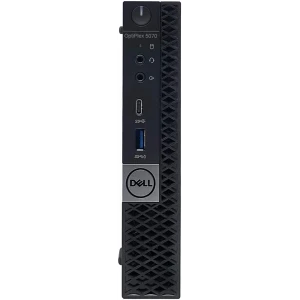 DELL OptiPlex 5070 Micro/i5-9th/16GB/512GB/Win Pro COA/fekete asztali számítógép (Használt A+)