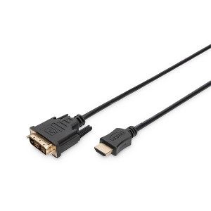 DIGITUS Full HD 60Hz DVI-D - HDMI type A kábel 2m