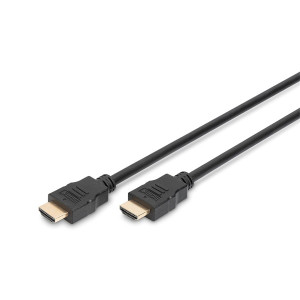 DIGITUS High Speed UHD 4K 3D 30Hz 2.0 aranyozott Ethernet HDMI kábel 3m