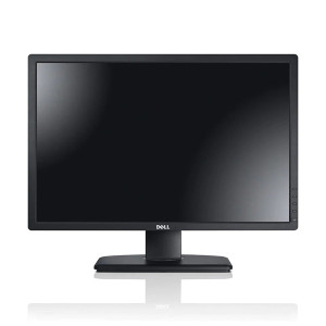 Dell 24" U2412M WUXGA IPS DP/VGA/DVI/USB fekete monitor (Használt A)