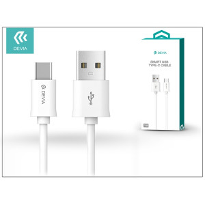 Devia ST993405 Smart 1m USB Type-C v2.0 fehér adatkábel