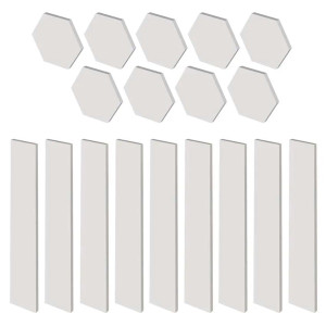 Emos GoSmart Lines fehér, 9 részből álló, 34 W, RGBIC dimmelhető, WiFi LED lámpa