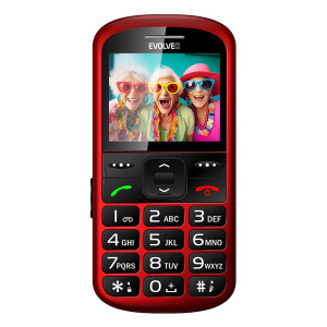 Evolveo EasyPhone XS EP570 2,2" piros mobiltelefon