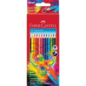 Faber-Castell Papagáj 12 db háromszögletű színes ceruza készlet