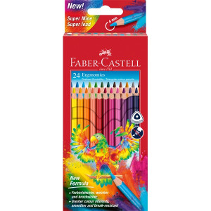 Faber-Castell Papagáj 24 db háromszögletű színes ceruza készlet