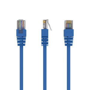 Gembird RJ45 CAT5e UTP M/M adatkábel 3m kék