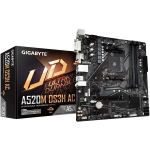 Gigabyte A520M DS3H AC AMD A520 AM4 mATX alaplap