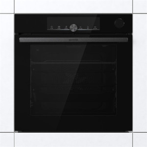 Gorenje BSA6747A04BG fekete, beépíthető, sütőtér:77L, grill, légkeverés, sütő
