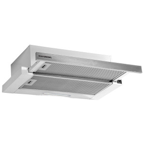 Hausberg HB-1285IN inox, beépíthető, kürtős, méret:12 cm, zajszint: 46 dB, páraelszívó