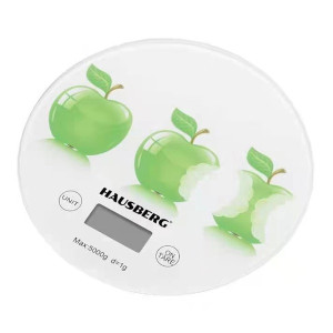 Hausberg HB-6010NG+DS üveg konyhai mérleg