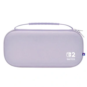 Hori Slim Tough Pouch, Nintendo Switch 2, Official, levendula konzol védőtok
