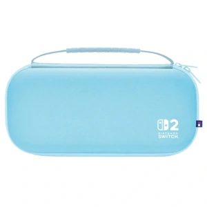 Hori Slim Tough Pouch, Nintendo Switch 2, Official, világoskék konzol védőtok