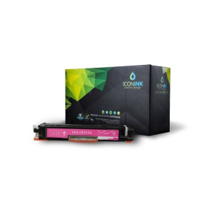 Iconink HP CE313A Canon CRG-129 CRG-329 CRG-429 CRG-529 CRG-729 CRG-929 utángyártott 1000 oldal magenta toner