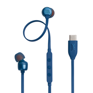 JBL T 310 C BLU vezetékes USB C mikrofonos kék fülhallgató