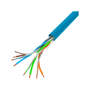 Lanberg LCU5-12CU-0305-B 305m Cat.5e U/UTP AWG24 PVC CU árnyékolatlan kék fali kábel
