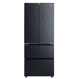 Midea MDRF600BIE70 inox, négyajtós, Hűtő:276L, Fagyasztó:159L, No frost hűtőszekrény