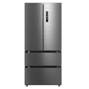 Midea MDRF692FIE46 inox, négyajtós, Hűtő:347L, Fagyasztó:169L, No frost hűtőszekrény