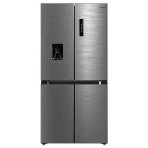 Midea MDRM632FGD46W inox, négyajtós, Hűtő:301L, Fagyasztó:169L, No frost hűtőszekrény